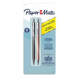 PORTAMINAS PAPERMATE ADVANCED 0.7MM 2U PLATA/ROSA PORTAMINAS PAPERMATE ADVANCED 0.7MM 2U PLATA/ROSA
