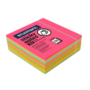 NOTAS ADHESIVAS 3X3P STUDMARK (BLOCK DE 9 COLORES NOTAS ADHESIVAS 3X3P STUDMARK (BLOCK DE 9 COLORES