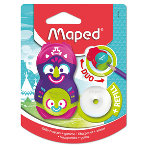 SACAPUNTAS + GOMA MAPED LOOPY 1O SACAPUNTAS + GOMA MAPED LOOPY 1O