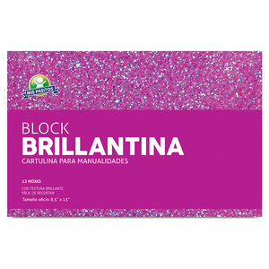 BLOCK DE PAPEL CARTULINA BRILLANTINA OFICIO MIS BLOCK DE PAPEL CARTULINA BRILLANTINA OFICIO MIS