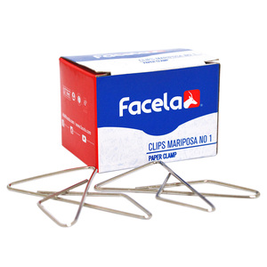 CLIPS MARIPOSA NO. 1 FACELA 100U CLIPS MARIPOSA NO. 1 FACELA 100U