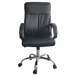 SILLA EJECUTIVA CUERINA NEGRO SILLA EJECUTIVA CUERINA NEGRO