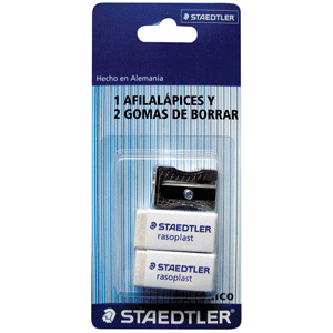 BORRADOR BLISTER 2+ SACAPUNTAS STAEDTLER BORRADOR BLISTER 2+ SACAPUNTAS STAEDTLER