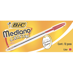 BOLIGRAFO BIC MEDIANO ROJO C/12 BOLIGRAFO BIC MEDIANO ROJO C/12