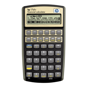 CALCULADORA FINANCIERA HP17BII CALCULADORA FINANCIERA HP17BII