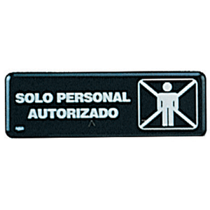 LETRERO PERSONAL AUTORIZADO (SABLON) LETRERO PERSONAL AUTORIZADO (SABLON)