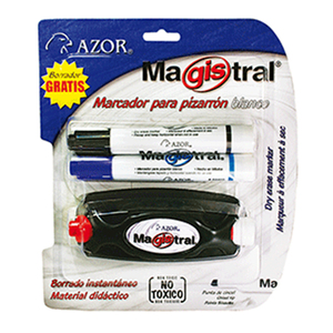 MARCADOR MAGISTRALCON 3 MARCADORES+BORRADOR MARCADOR MAGISTRALCON 3 MARCADORES+BORRADOR