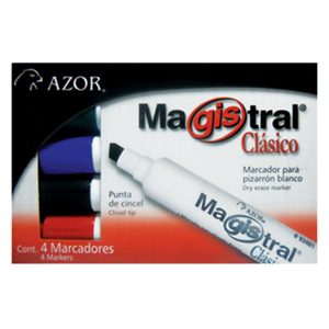 MARCADOR MAGISTRAL C/4 COLORES SURTIDOS MARCADOR MAGISTRAL C/4 COLORES SURTIDOS